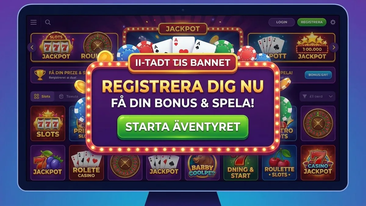 Registrera dig med bonus